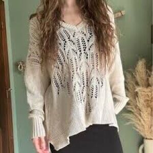 Kimchi Blue Brand Cream Knit Sweater